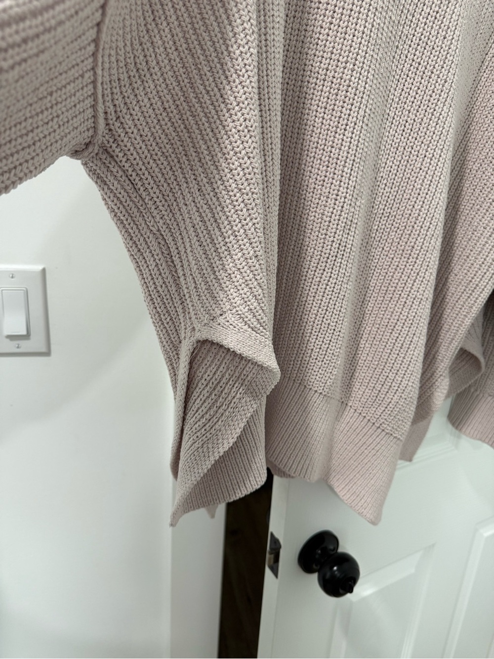 aerie Oversized Scoop Neck Sweater in Dusty Mauve - Picture 5 of 6